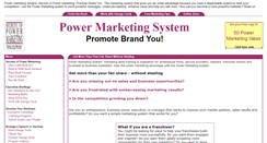 Desktop Screenshot of powermarketing.ca