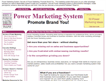 Tablet Screenshot of powermarketing.ca