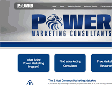 Tablet Screenshot of powermarketing.net